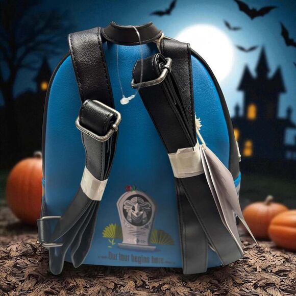 Loungefly Disney The Haunted Mansion Hitchhiking Ghosts Mini Backpack - Picture 3 of 6